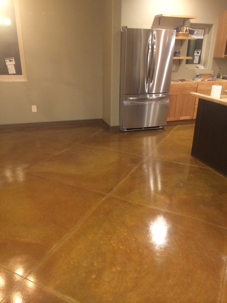 Stained Concrete Floor